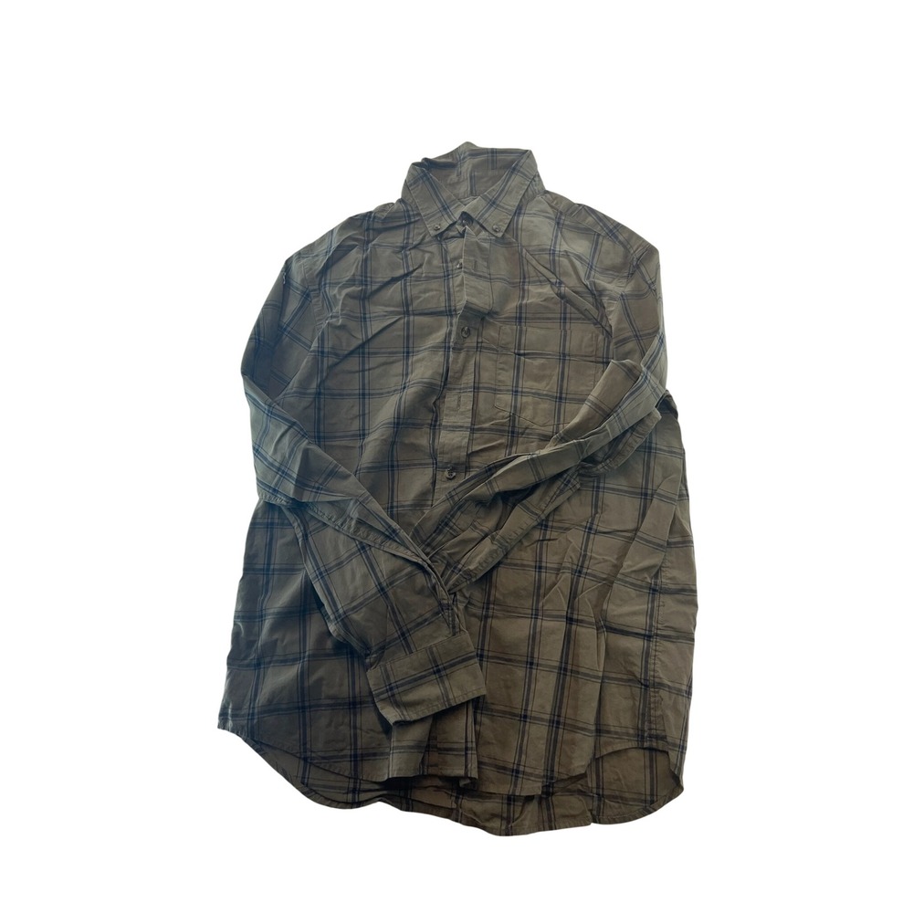 Old Navy Plaid Everyday Shirt Built-In Flex Long Sleeve Button Up‎ Mens M